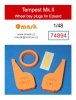 Omask 74894 Tempest Mk.II wheelbay plugs (for Eduard) 1/48